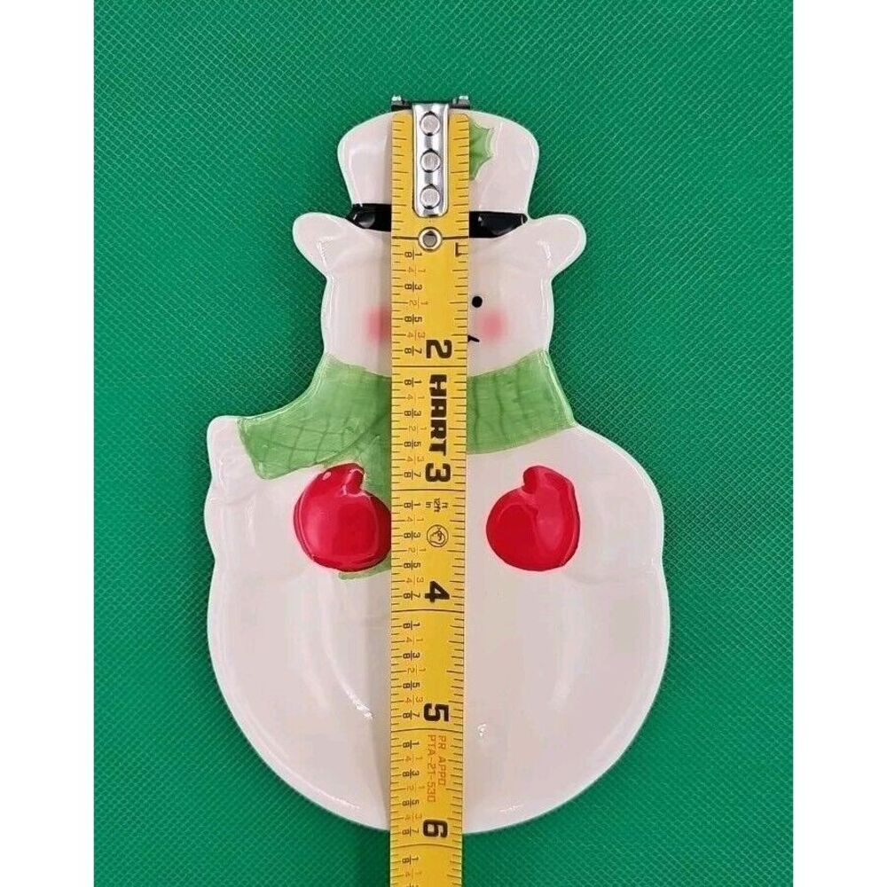Lenox Snowman Spoon Holder. Good Quality. Very Festive. Good Pre Owned Condition - Picture 4 of 5